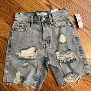 NWT PacSun High Waist Denim Jean Shorts EU size 22